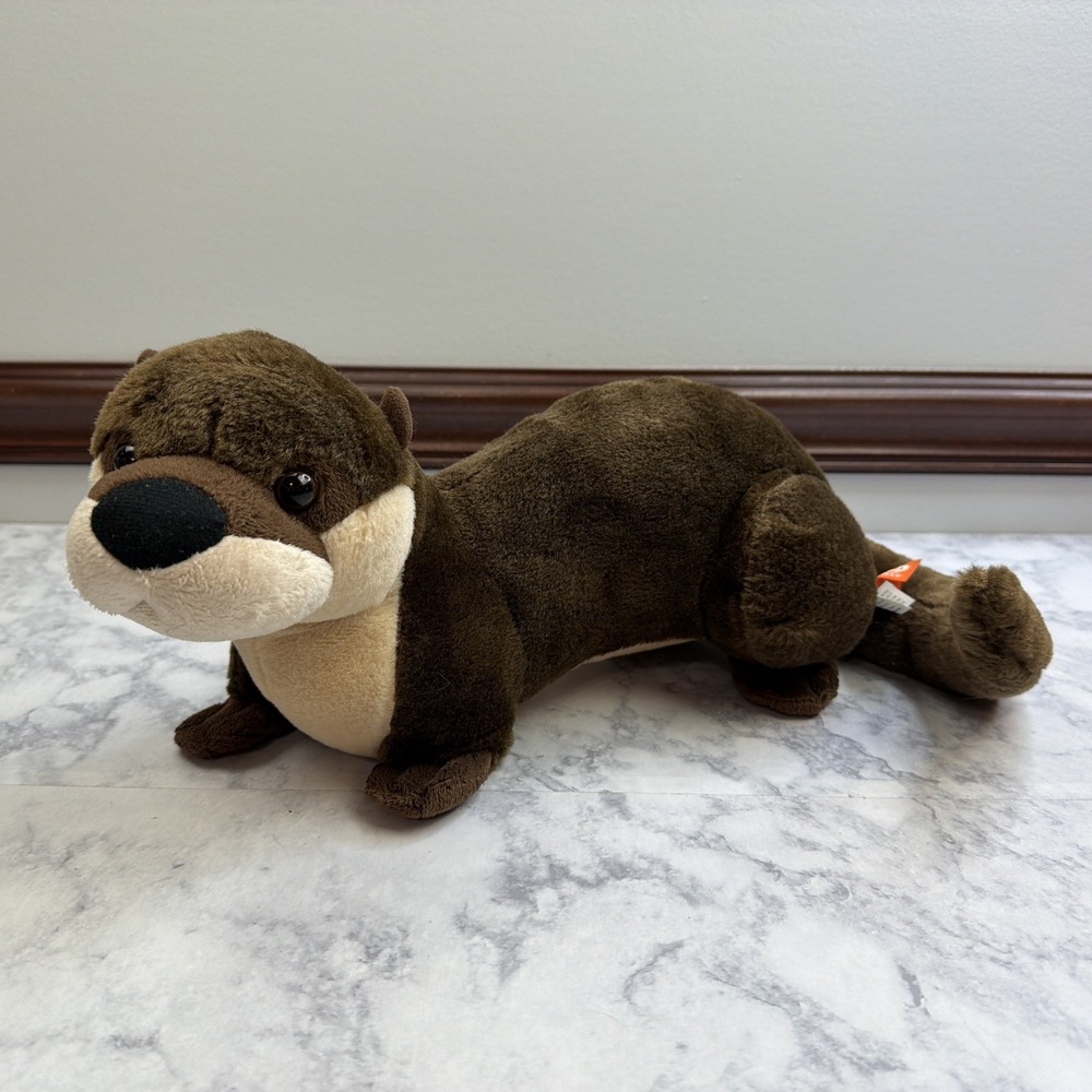 Wild Republic Cuddlekins River Otter Plush 15" Realistic Stuffed Animal Soft Toy